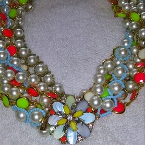 MENDED Kate Spade NY twisted pearl choker necklace